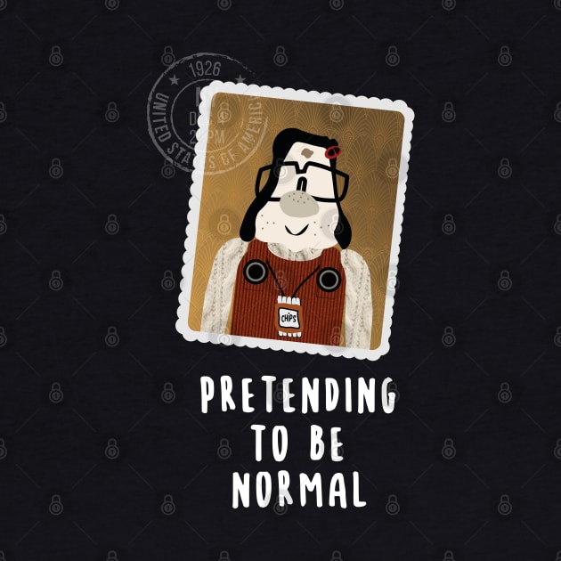 Pretending to be normal - mary and max by Naive Rider